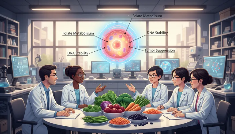 folate role in cancer prevention through DNA methylation repair and cellular integrity