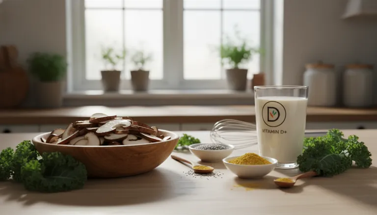 plant-based vitamin D sources for vegans and vegetarians including UV mushrooms