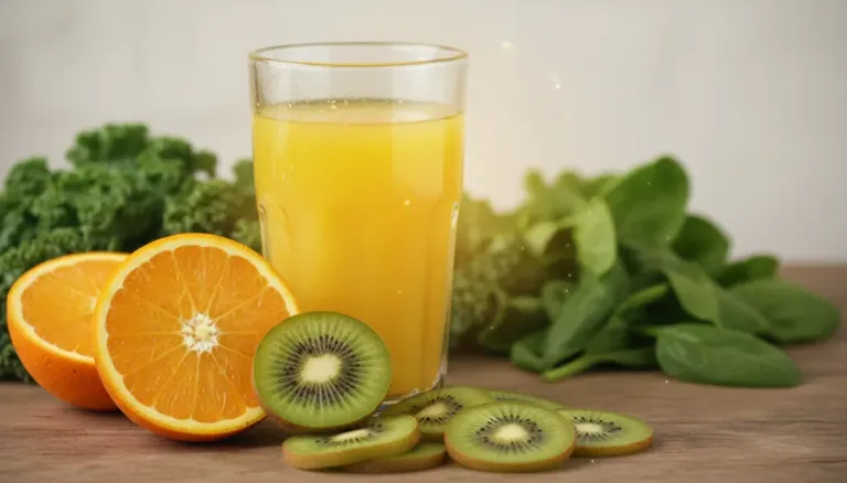Immune system boost with vitamin C supplements and citrus fruits