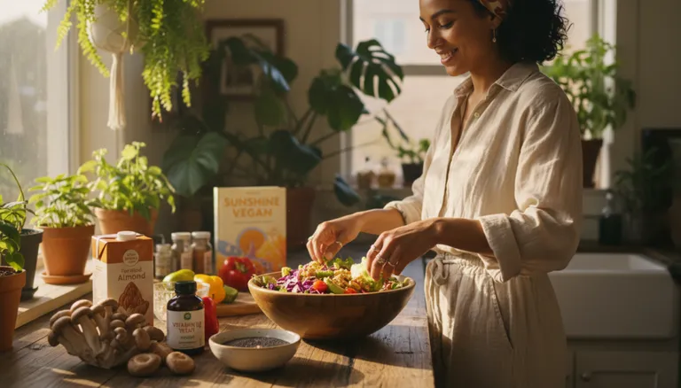 integrating vitamin D into a balanced vegan diet with fortified foods and supplements