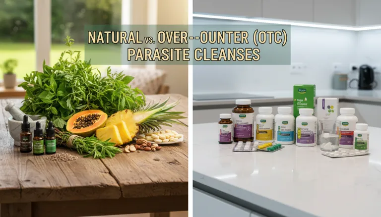 natural vs over-the-counter parasite cleanse options compared