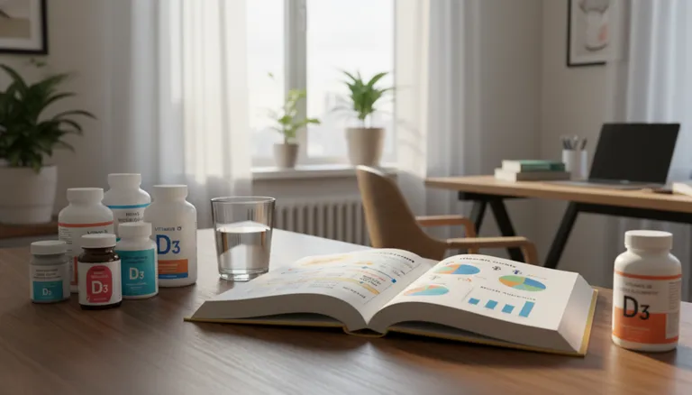 Vitamin D supplementation guide showing dosage options