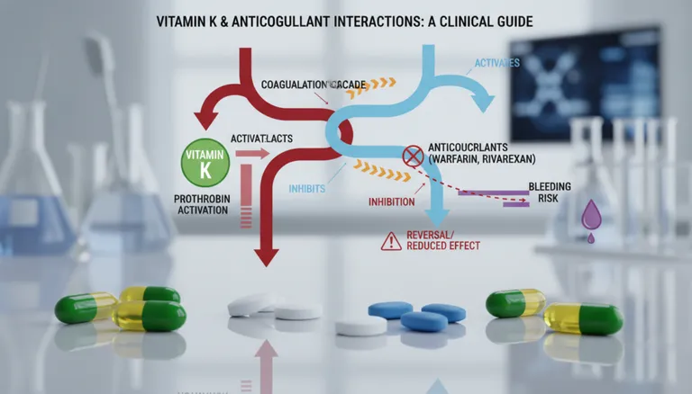 vitamin K drug interactions with warfarin Coumadin and anticoagulant medications